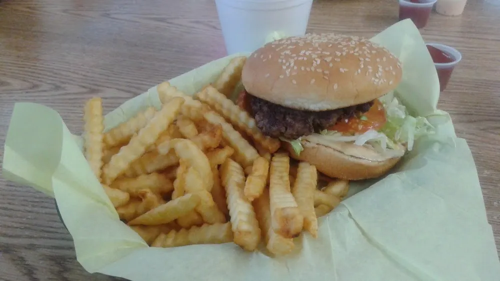 Deluxe Burger with Fries
